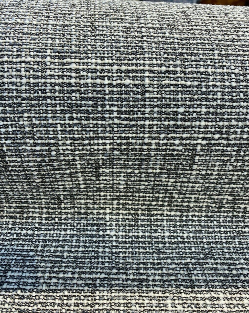 1 Yard Upholstery Chenille Fabric Rhapsody Onyx Black Tweed Durable 80% Polyester 20% Acrylic 55 Inch Width